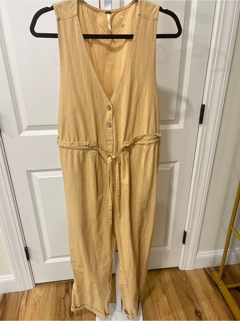 Free People Tan Jumpsuit